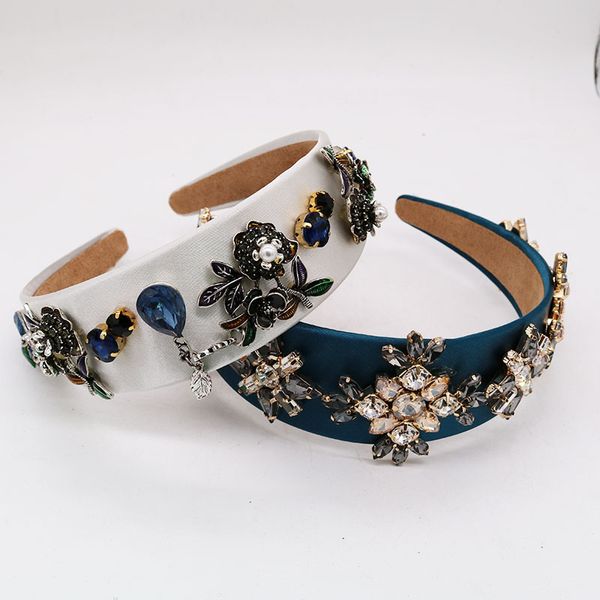 baroque party accessories metal flower hair hoop white cloth decorated hoop wedding blue crystal hair accessories headdress, Golden;white
baroque party accessories metal flower hair hoop white cloth decorated hoop wedding blue crystal hair accessories headdress, Golden;white