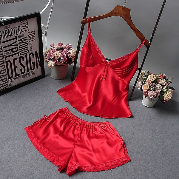 2pcs/set summer casual deep v-neck nightgown home camisole sets imitation silk lace bow pajamas women, Blue;gray
2pcs/set summer casual deep v-neck nightgown home camisole sets imitation silk lace bow pajamas women, Blue;gray