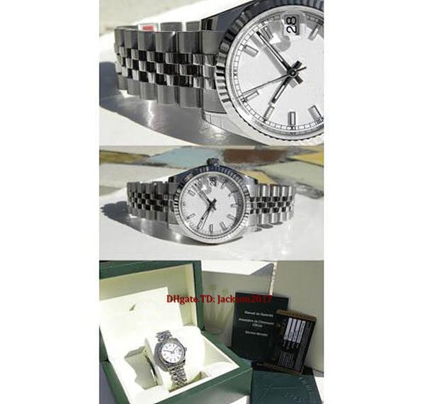 original box certificate lady watches 178274 midsize steel white gold white index 31mm, Slivery;brown
original box certificate lady watches 178274 midsize steel white gold white index 31mm, Slivery;brown
