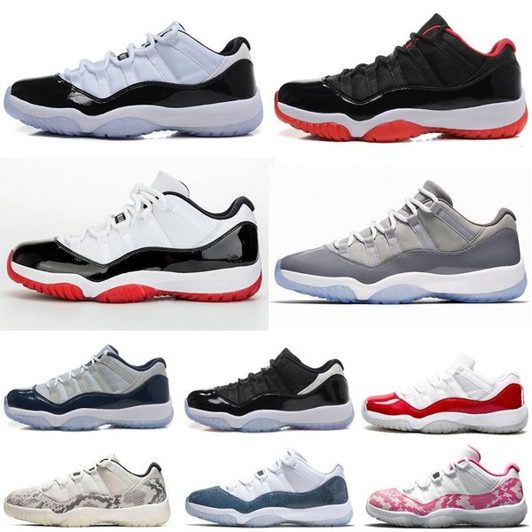 11s low bred concord platinum tint men women basketball shoes 11 gym red space jam gamma snakeskin sports sneakers shoe size 7 - 13, White;red
11s low bred concord platinum tint men women basketball shoes 11 gym red space jam gamma snakeskin sports sneakers shoe size 7 - 13, White;red
