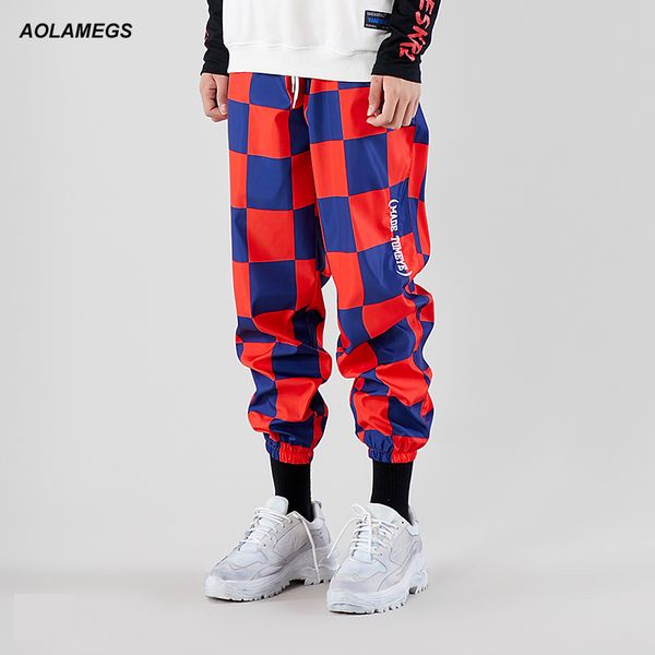aolamegs плед повседневные брюки мужские дорожка вышивки штаны sweatpants мода упругие талии tide мужчины high street streetwear, Black
aolamegs плед повседневные брюки мужские дорожка вышивки штаны sweatpants мода упругие талии tide мужчины high street streetwear, Black