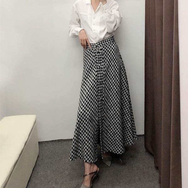 women tweed smoke high tail line a long smoke plate retrieve finger split houndstooth, Black
women tweed smoke high tail line a long smoke plate retrieve finger split houndstooth, Black