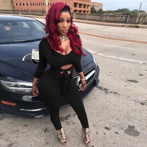 hollow out lace up jumpsuit 2018 new arrival women autumn long sleeve bodycon long playsuit femme one piece club overalls, Black;white
hollow out lace up jumpsuit 2018 new arrival women autumn long sleeve bodycon long playsuit femme one piece club overalls, Black;white