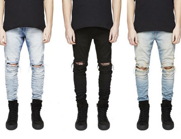 new men's fashion spring new street men's ripped jeans men's korean version high street personality design style, Blue
new men's fashion spring new street men's ripped jeans men's korean version high street personality design style, Blue