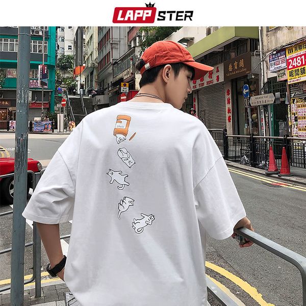 lappster men harajuku casual t shirt 2020 summer streetwear cat graphic and tees mens cartoon short sleeve t-shirt hip hop cx200702, White;black
lappster men harajuku casual t shirt 2020 summer streetwear cat graphic and tees mens cartoon short sleeve t-shirt hip hop cx200702, White;black