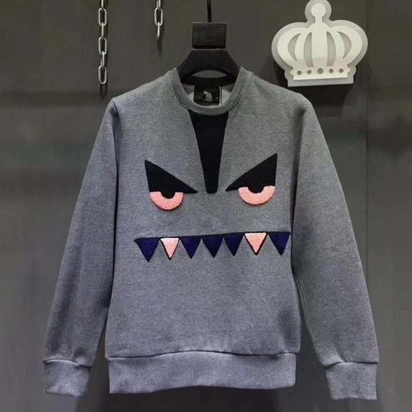 2019 new small monster sweatshirt mens designer hoodies embroidery eye flocking male round neck cotton thick hoodie sweater coat size s-3xl, Black
2019 new small monster sweatshirt mens designer hoodies embroidery eye flocking male round neck cotton thick hoodie sweater coat size s-3xl, Black