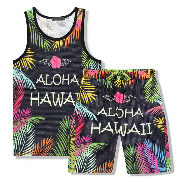 men's fashion summer tracksuit sets sleeveless shirt shorts print letter aloha hawaii mesh tank shorts, Gray
men's fashion summer tracksuit sets sleeveless shirt shorts print letter aloha hawaii mesh tank shorts, Gray