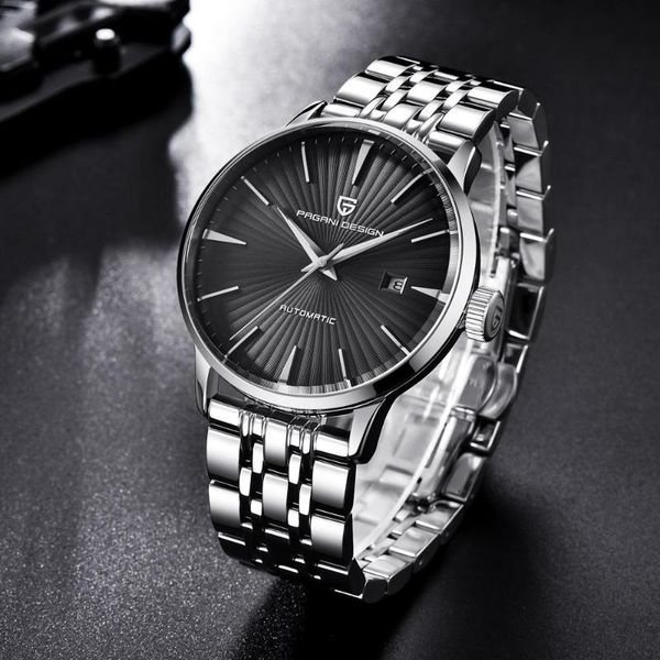 pagani design men watch mechanical business wrist watch fashion simple mens automatic waterproof sport watches for men new, Slivery;brown
pagani design men watch mechanical business wrist watch fashion simple mens automatic waterproof sport watches for men new, Slivery;brown