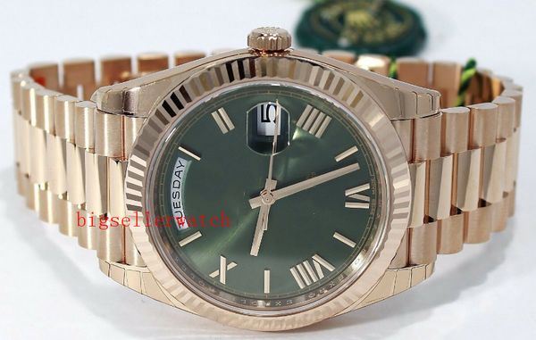 luxury usiness watch gift luxury date wristwatches mens watches president 40mm 18k rose gold green roman dial watch orig, Slivery;brown
luxury usiness watch gift luxury date wristwatches mens watches president 40mm 18k rose gold green roman dial watch orig, Slivery;brown