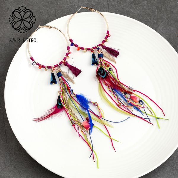 beautiful feather hoop earrings for women charms metal hoop earring bohemia earrings christmas gift bohemian bijoux he069, Golden 
beautiful feather hoop earrings for women charms metal hoop earring bohemia earrings christmas gift bohemian bijoux he069, Golden