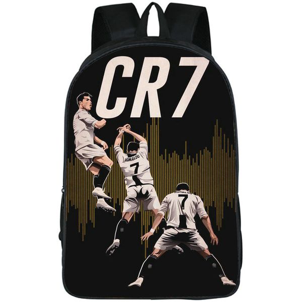 CR7 рюкзак Cristiano Ronaldo daypack C классическая школьная сумка Футбольный рюкзак с принтом
CR7 рюкзак Cristiano Ronaldo daypack C классическая школьная сумка Футбольный рюкзак с принтом