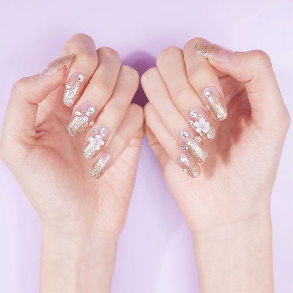 24pcs/box bride wedding false artificial fake nails tips flower white pearl beauty nail art 3d french stud finger stickers, Red;gold
24pcs/box bride wedding false artificial fake nails tips flower white pearl beauty nail art 3d french stud finger stickers, Red;gold