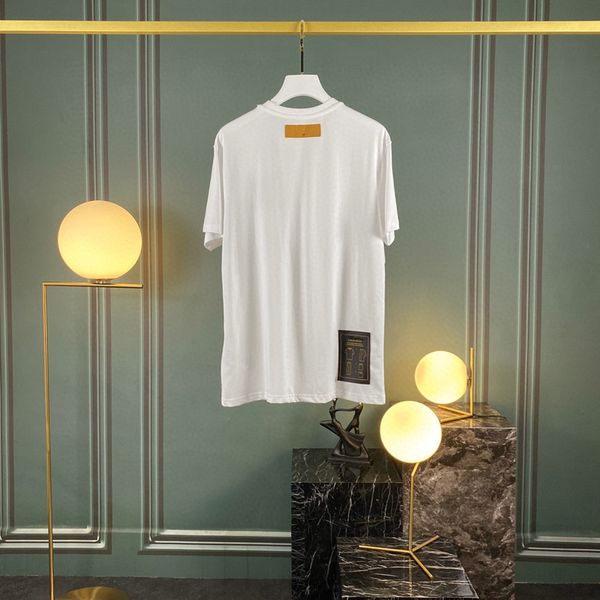 2020 spring summer italy luxury men women embroidery chain big brand leather tag how to pack short sleeve cotton t shirt tee tshirt, White;black
2020 spring summer italy luxury men women embroidery chain big brand leather tag how to pack short sleeve cotton t shirt tee tshirt, White;black