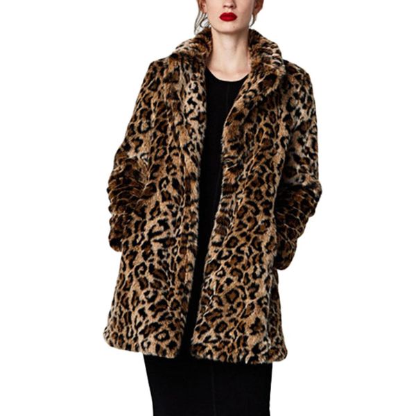 women coats long leopard faux fur coats 2019 winter warm hairy mink trench pocket coat elegant luxury female loose overcoat xxl, Black
women coats long leopard faux fur coats 2019 winter warm hairy mink trench pocket coat elegant luxury female loose overcoat xxl, Black