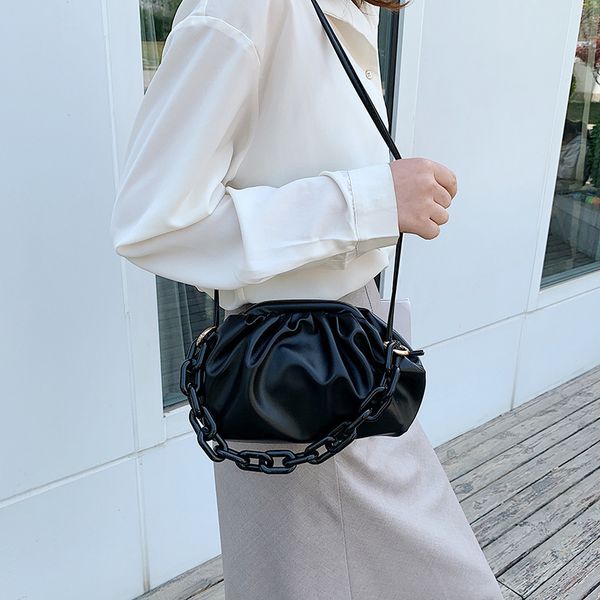 2020 new shoulder bag women's casual fashion korean version of the fold cloud crossbody bag solid color chain
2020 new shoulder bag women's casual fashion korean version of the fold cloud crossbody bag solid color chain