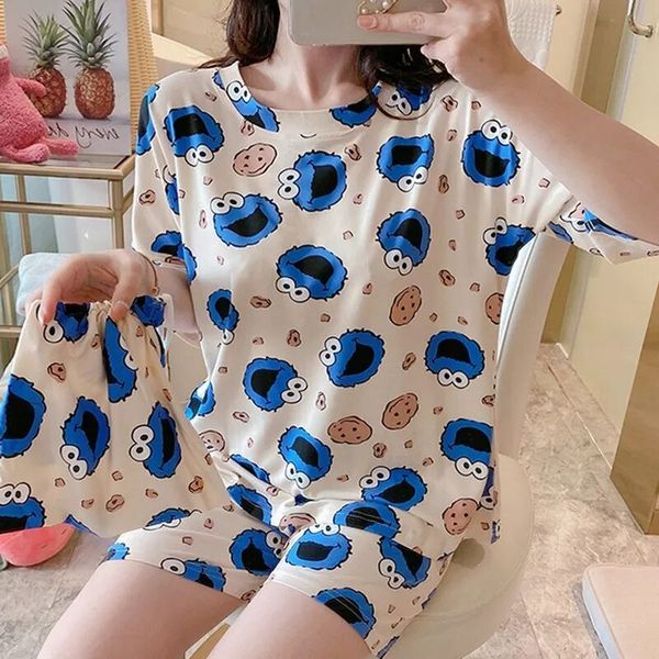summer short-sleeved korean bag pajamas women loose milk silk fat mm can wear three-piece home service short-sleeved, Blue;gray
summer short-sleeved korean bag pajamas women loose milk silk fat mm can wear three-piece home service short-sleeved, Blue;gray