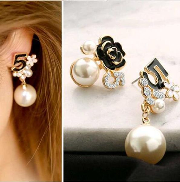 Fashion Flowers Number 5 Stud Earrings Gold Color Earrings New Jewelry Joker Women Clothing Accessories Brincos
Fashion Flowers Number 5 Stud Earrings Gold Color Earrings New Jewelry Joker Women Clothing Accessories Brincos