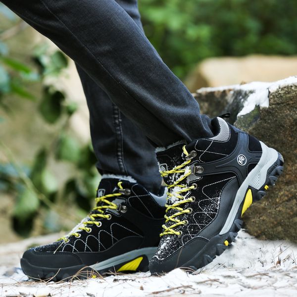 men autumn winter boots high lace-up shoes 4 colors ourdoor fashion man sport sneakers size 39-45, Black
men autumn winter boots high lace-up shoes 4 colors ourdoor fashion man sport sneakers size 39-45, Black