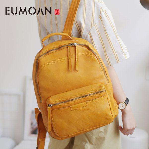 eumoan leather vintage retro shoulder bag, female leather large-capacity head backpack
eumoan leather vintage retro shoulder bag, female leather large-capacity head backpack