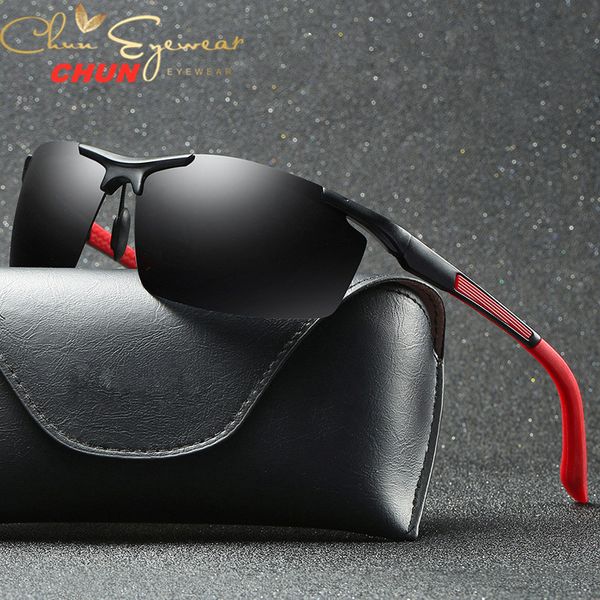 aluminum polarized spring hinge sunglasses men driving glasses fishing driving goggles masculino m333 + case, White;black
aluminum polarized spring hinge sunglasses men driving glasses fishing driving goggles masculino m333 + case, White;black