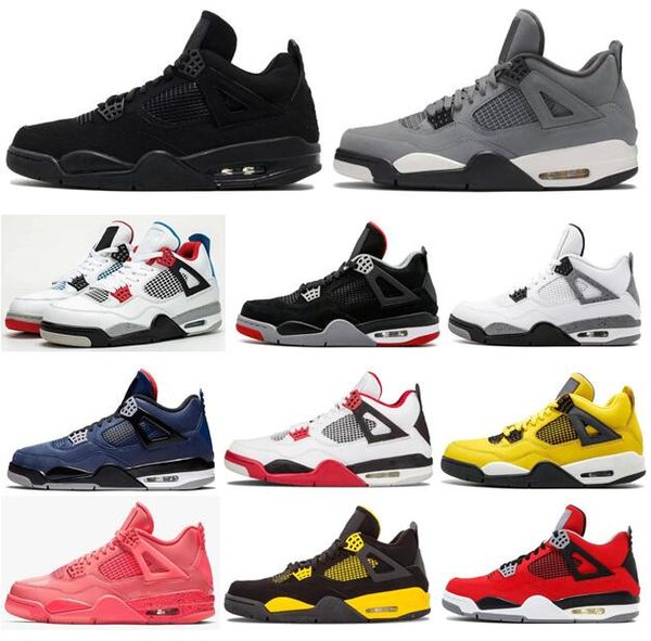 4 black cat cool grey what the loyal blue men basketball shoes 4s bred punch lightning thunder sneakers with box
4 black cat cool grey what the loyal blue men basketball shoes 4s bred punch lightning thunder sneakers with box