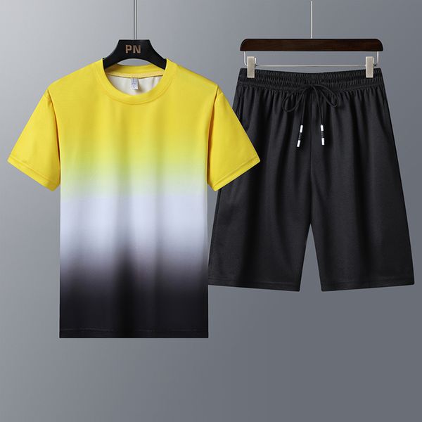 tracksuit men casual summer men's set 2020 gradient color t-shirt + beach shorts shirts short pants two piece plus size 5xl, Gray
tracksuit men casual summer men's set 2020 gradient color t-shirt + beach shorts shirts short pants two piece plus size 5xl, Gray