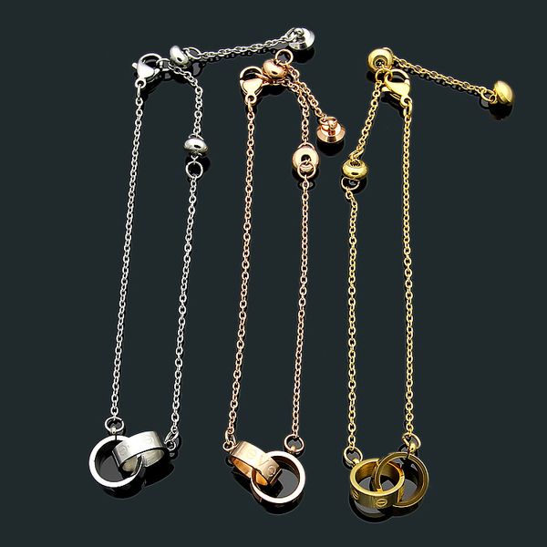 luxury fashion brand 2019 new titanium steel small double bracelet 18k rose gold love for women charm bracelet, Golden;silver
luxury fashion brand 2019 new titanium steel small double bracelet 18k rose gold love for women charm bracelet, Golden;silver