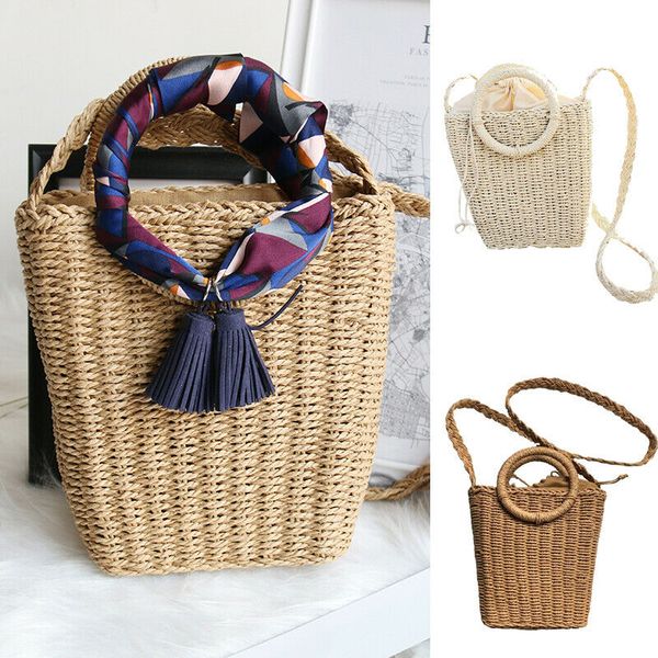 2019 straw woven bag handmade rattan woven vintage retro straw rope knitted women crossbody handbag summer beach bag
2019 straw woven bag handmade rattan woven vintage retro straw rope knitted women crossbody handbag summer beach bag
