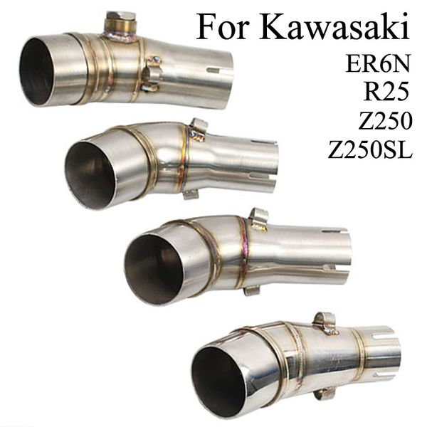 for exhaust motorcycle middle connect mid tube adapter pipe for ninja er6n r25 z250 z300 z250sl
for exhaust motorcycle middle connect mid tube adapter pipe for ninja er6n r25 z250 z300 z250sl