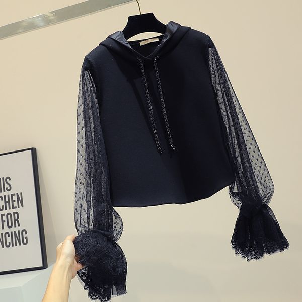 deat 2019 autumn long lace tranparent puff sleeve hoodies black size loose sweatshirt women thin pullovers mg520
deat 2019 autumn long lace tranparent puff sleeve hoodies black size loose sweatshirt women thin pullovers mg520