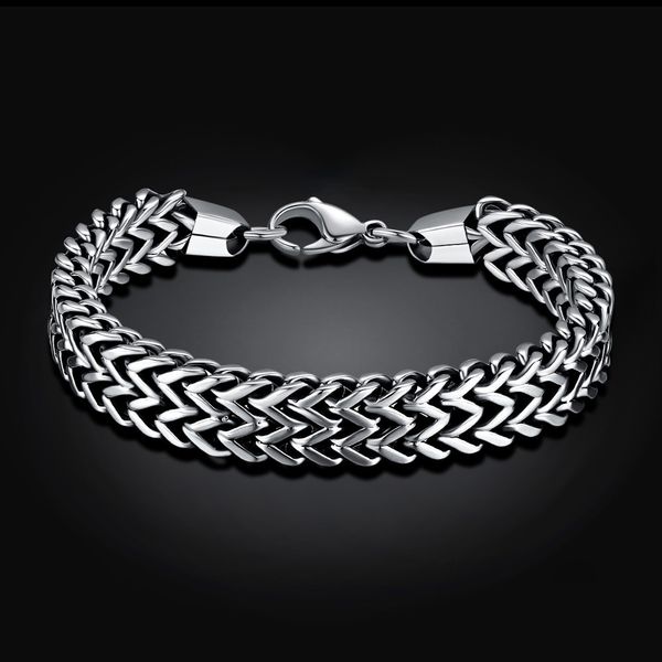 cross border for stainless steel men bracelets cool double layer v-shaped titanium steel hand jewelry wish sellin, Silver
cross border for stainless steel men bracelets cool double layer v-shaped titanium steel hand jewelry wish sellin, Silver