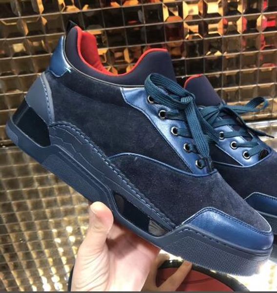 popular designer red bottom men sneakers originals quality fashion rivets patchwork mixed colors lace up casual shoe man party sneakers, Black
popular designer red bottom men sneakers originals quality fashion rivets patchwork mixed colors lace up casual shoe man party sneakers, Black