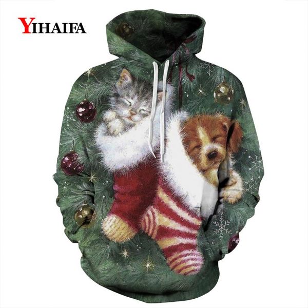 men man harajuku sweatshirt 3d hoodies christmas graphic cat dog animal streetwear pullover tracksuit xmas couples hoodie, Black
men man harajuku sweatshirt 3d hoodies christmas graphic cat dog animal streetwear pullover tracksuit xmas couples hoodie, Black