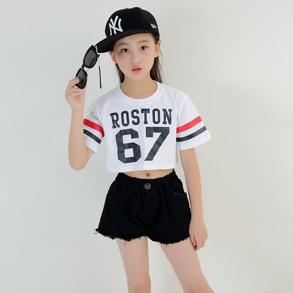 kids loose cropped t shirts casual shorts hip hop clothing clothes for girls jazz dance costume ballroom dancing streetwear, Black;red
kids loose cropped t shirts casual shorts hip hop clothing clothes for girls jazz dance costume ballroom dancing streetwear, Black;red