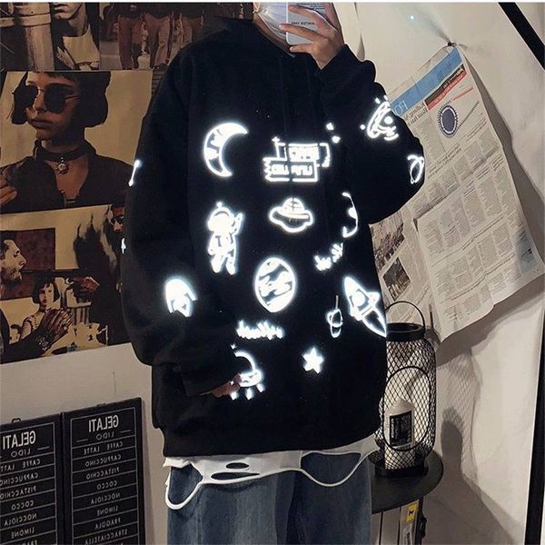 2020 3m reflective hoodie streetwear men hip hop oversized sweatshirt long sleeve casual spring autumn japan hoodies male, Black
2020 3m reflective hoodie streetwear men hip hop oversized sweatshirt long sleeve casual spring autumn japan hoodies male, Black
