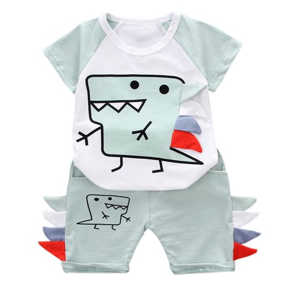 baby boy sets clothes dinosaur pattern short sleeve shirt + shorts baby boy set summer 2pcs, White
baby boy sets clothes dinosaur pattern short sleeve shirt + shorts baby boy set summer 2pcs, White