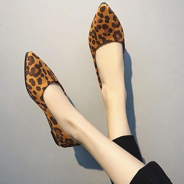 women flats leopard printed shoes pointed toe nubuckle leather leisure shoes matching slip-on ladies flats comfortable footwear, Black
women flats leopard printed shoes pointed toe nubuckle leather leisure shoes matching slip-on ladies flats comfortable footwear, Black