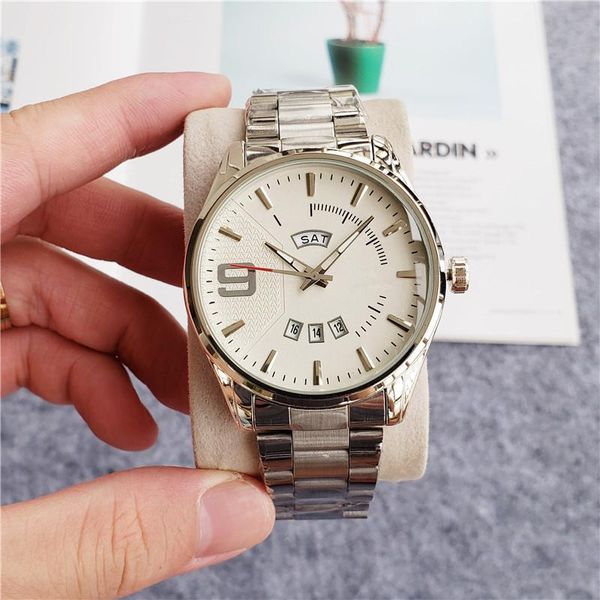 

44mm quartz items sell men mens watch mens watch quarz movement relojes orologio sports men's watches, Slivery;brown