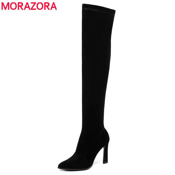 morazora plus size 34-43 fashion over knee thigh high boots women autumn thin high heels long boots ladies party dress shoe, Black
morazora plus size 34-43 fashion over knee thigh high boots women autumn thin high heels long boots ladies party dress shoe, Black