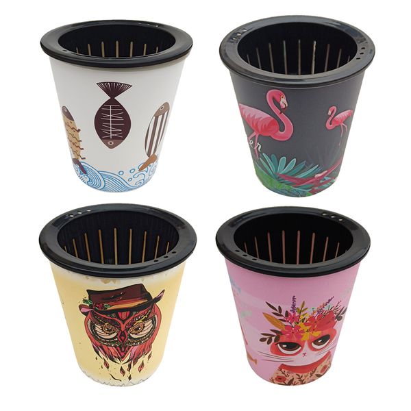 set of 4 cartoon self watering pots pp material hydroponics flower planter for lazy office ladies to plant african violet
set of 4 cartoon self watering pots pp material hydroponics flower planter for lazy office ladies to plant african violet