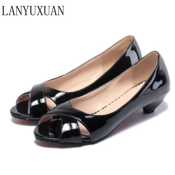 big size sale 34-43 small wedge peep toe multi color summer women sandals flower patent leather open toe cone heels casual 9-3, Black
big size sale 34-43 small wedge peep toe multi color summer women sandals flower patent leather open toe cone heels casual 9-3, Black