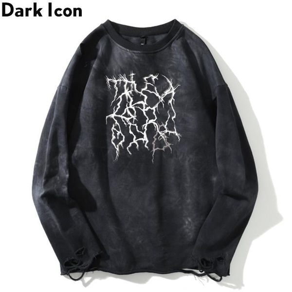 dark icon flash printed ripped sweatshirt men crew neck men women sweatshirt street fashion men's sweatshirts, Black
dark icon flash printed ripped sweatshirt men crew neck men women sweatshirt street fashion men's sweatshirts, Black