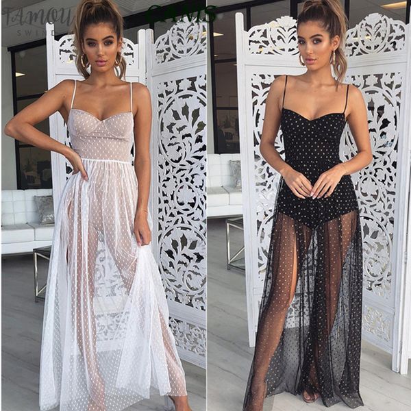 women sheer mesh maxi dress vestidos de fiesta see through club party lace dress slit cut dress transparentes de mujer, Black;gray
women sheer mesh maxi dress vestidos de fiesta see through club party lace dress slit cut dress transparentes de mujer, Black;gray