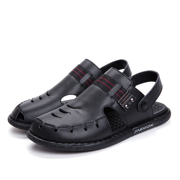 sandals holes hole samool male mens sandales men man leather handmade roman big shoe sandalhas slip masculina walking on s, Black
sandals holes hole samool male mens sandales men man leather handmade roman big shoe sandalhas slip masculina walking on s, Black