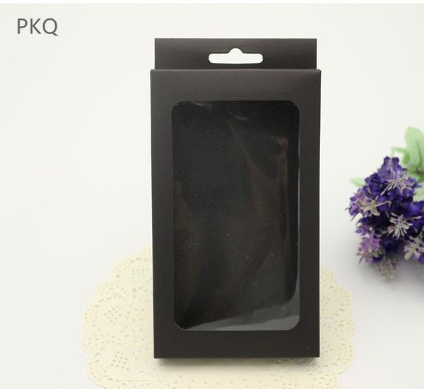 50pcs 156*90*15mm black cardboard paper window box blank kraft paper phone case packaging box display craft with hanger
50pcs 156*90*15mm black cardboard paper window box blank kraft paper phone case packaging box display craft with hanger