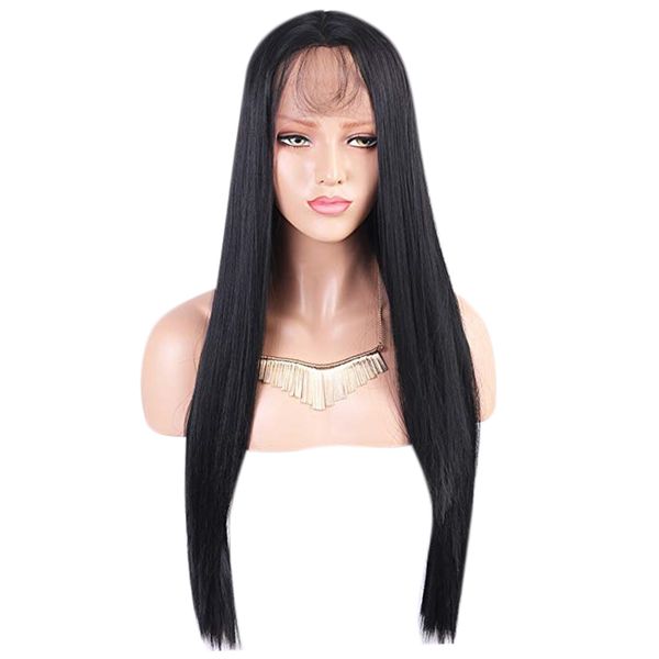 26 inches lace front long straight wigs hair for black / white women, girls daily party halloween long hair wig, black
26 inches lace front long straight wigs hair for black / white women, girls daily party halloween long hair wig, black