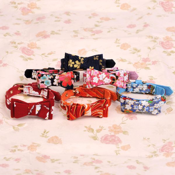 japanese style sakura printed bow small cats dogs puppy tie collar chain necklace wedding christmas party bowtie pet supply
japanese style sakura printed bow small cats dogs puppy tie collar chain necklace wedding christmas party bowtie pet supply