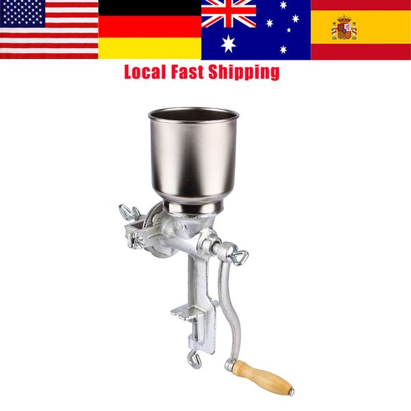 1set manual coffee grain mill grinder kit w/ cast iron of large funnel for grain corn wheat household grinder mill kitchen use
1set manual coffee grain mill grinder kit w/ cast iron of large funnel for grain corn wheat household grinder mill kitchen use