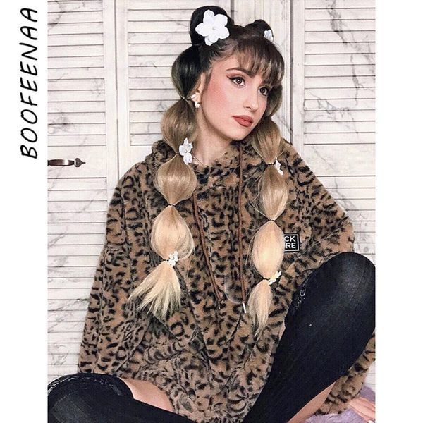 women's hoodies & sweatshirts boofeenaa cute leopard print oversized hoodie women clothes winter fleece pullover baggy hooded c77-44, Black
women's hoodies & sweatshirts boofeenaa cute leopard print oversized hoodie women clothes winter fleece pullover baggy hooded c77-44, Black