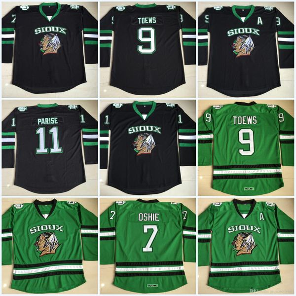 Youth North Dakota Fighting Sioux Hockey Jersey #9 Jonathan Toews #7 TJ Oshie #11 Zach Parise blank Green University Jerseys
Youth North Dakota Fighting Sioux Hockey Jersey #9 Jonathan Toews #7 TJ Oshie #11 Zach Parise blank Green University Jerseys